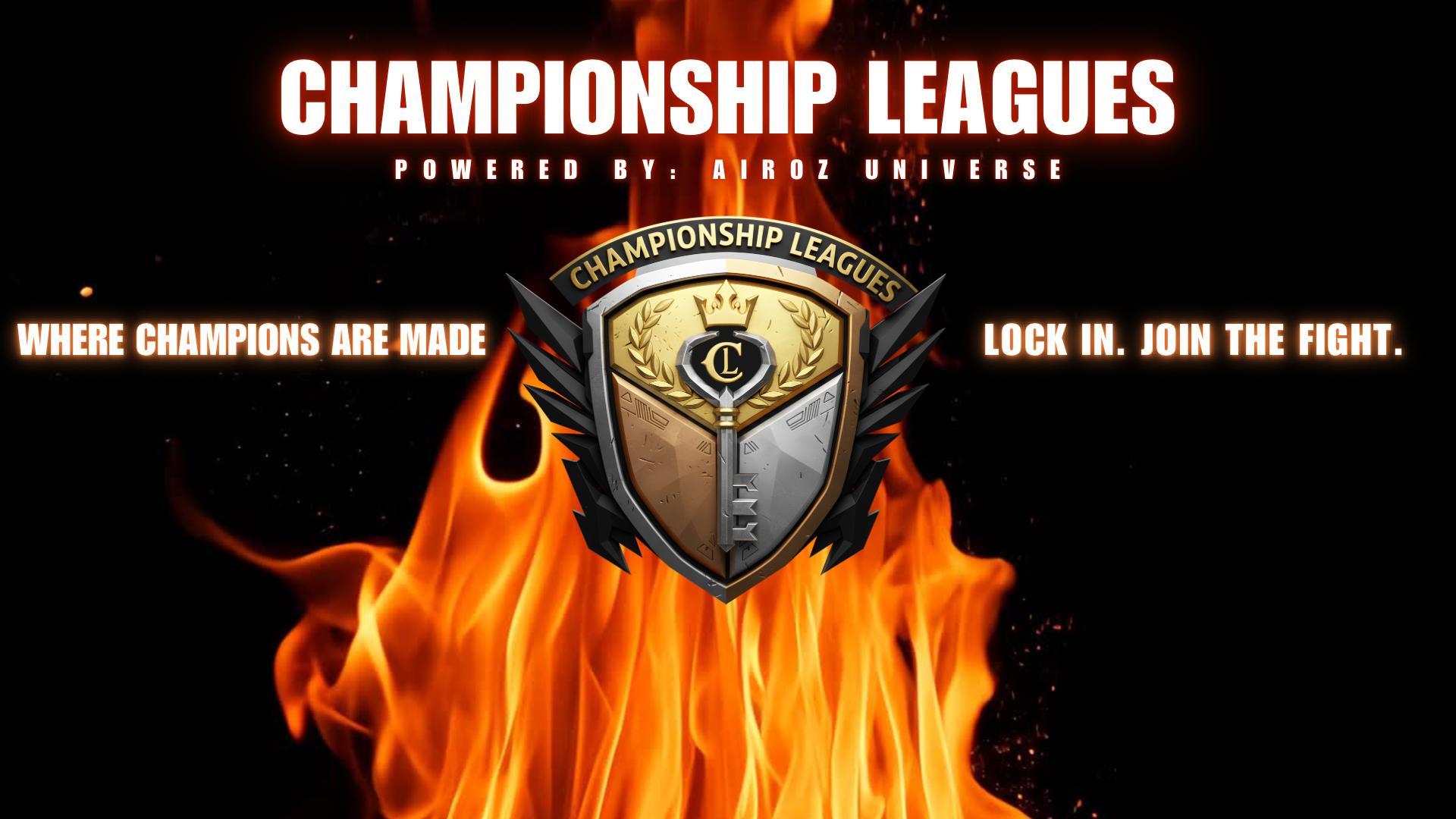 Discovery splash banner for 🏆 𝗖𝗛𝗔𝗠𝗣𝗜𝗢𝗡𝗦𝗛𝗜𝗣 𝗟𝗘𝗔𝗚𝗨𝗘𝗦 Discord server