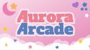 Discovery splash banner for Aurora Arcade Discord server