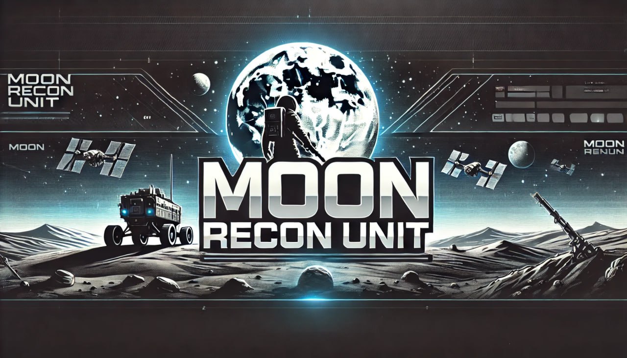 Discovery splash banner for Moon Recon Unit Discord server