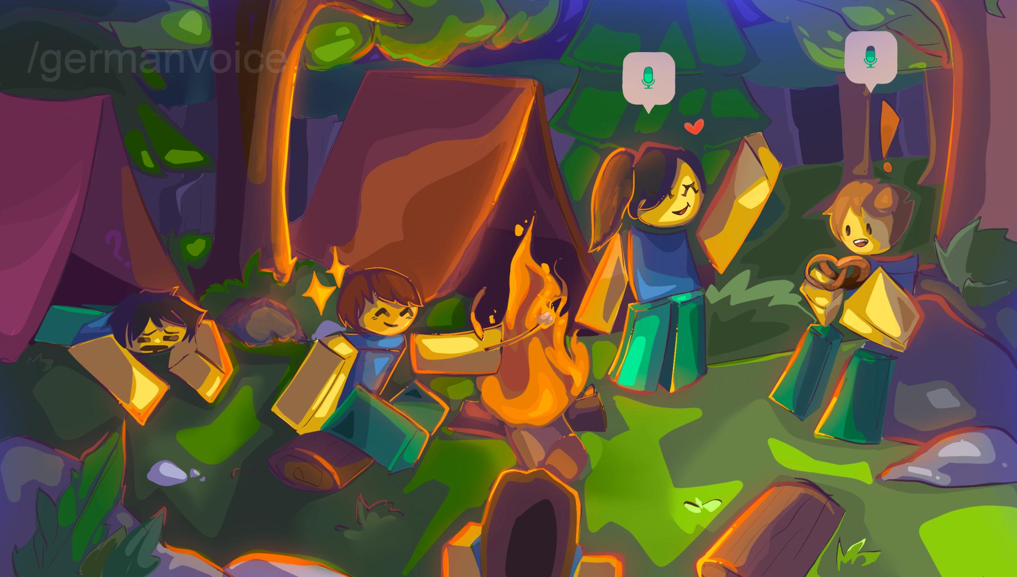 Discovery splash banner for German Voice Discord server