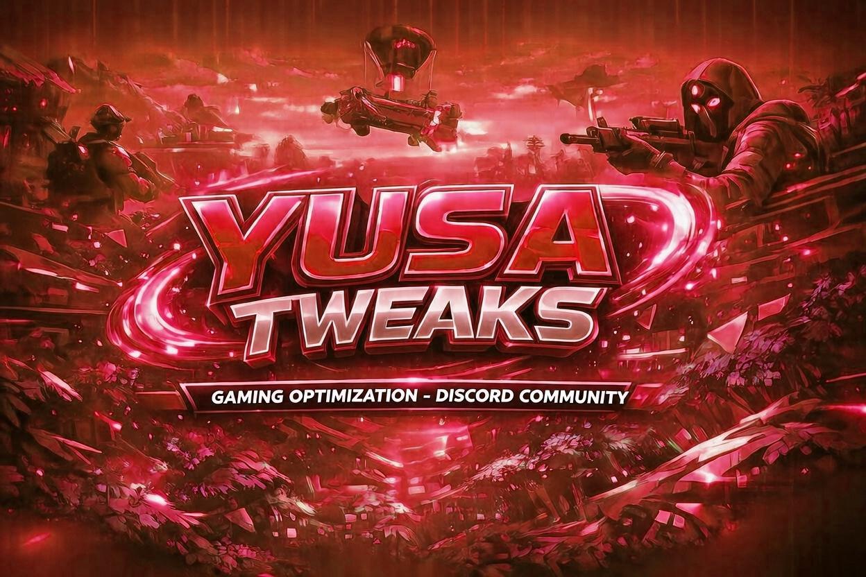 Discovery splash banner for Yusa Tweaks Discord server