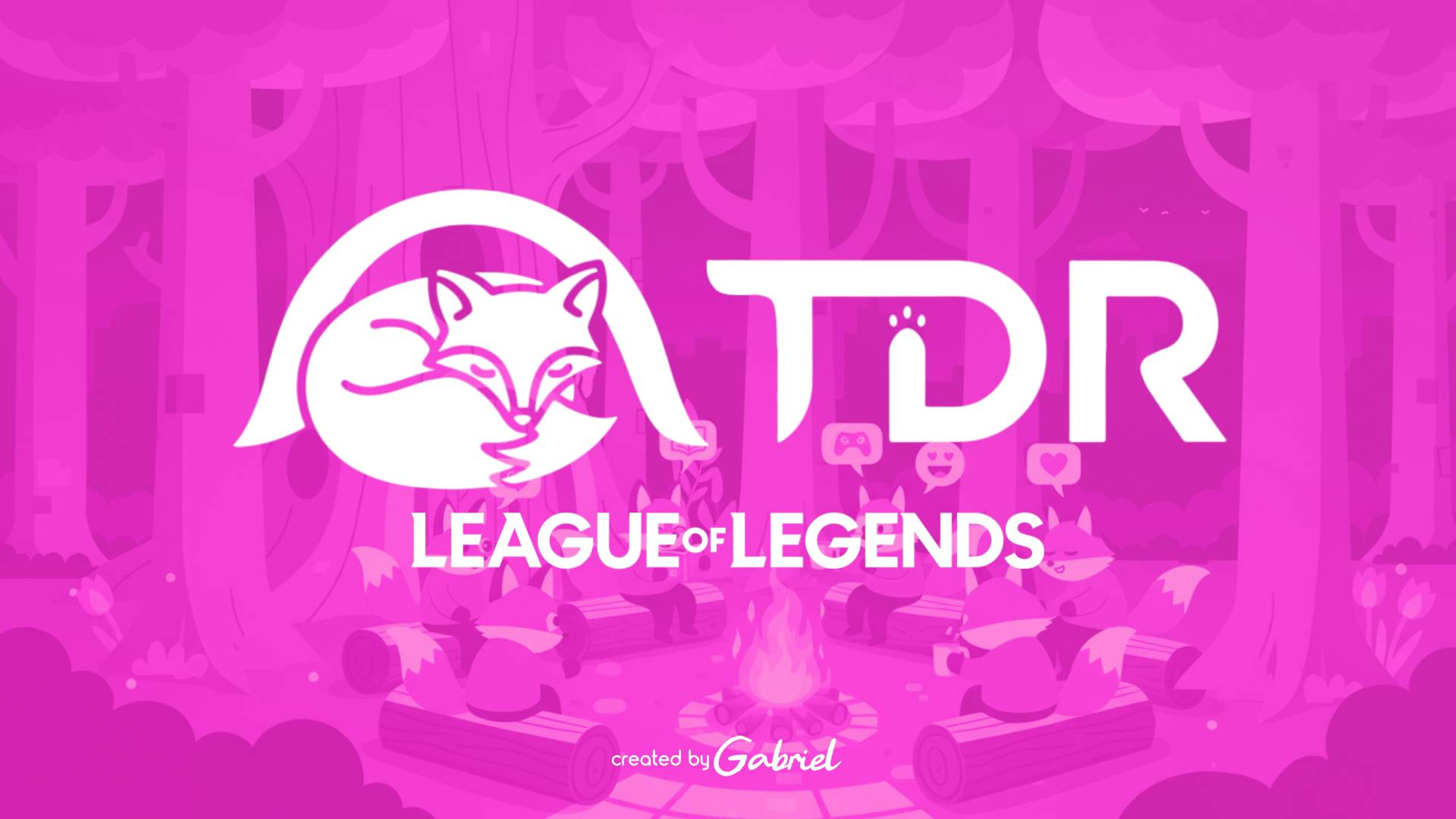 Discovery splash banner for LOL BR - TDR Discord server