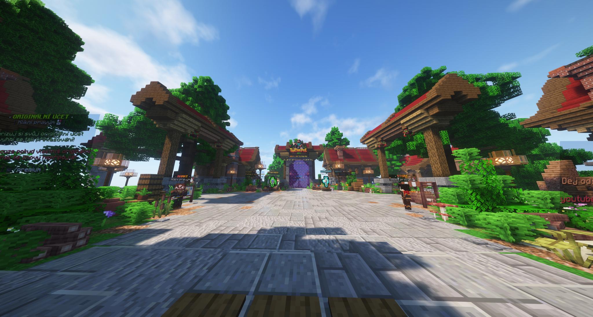 Discovery splash banner for THERAPIE.CZ ✨ Discord server