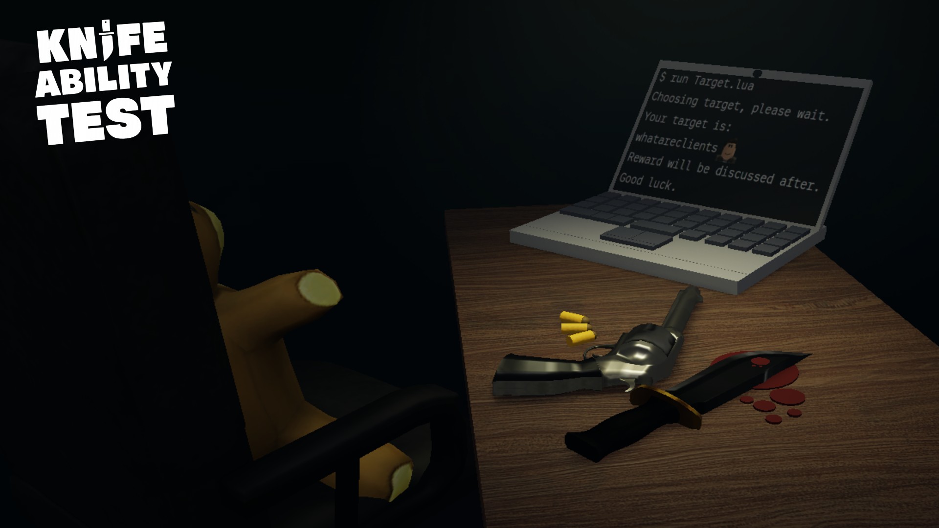 Discovery splash banner for Knife Ability Test Discord server