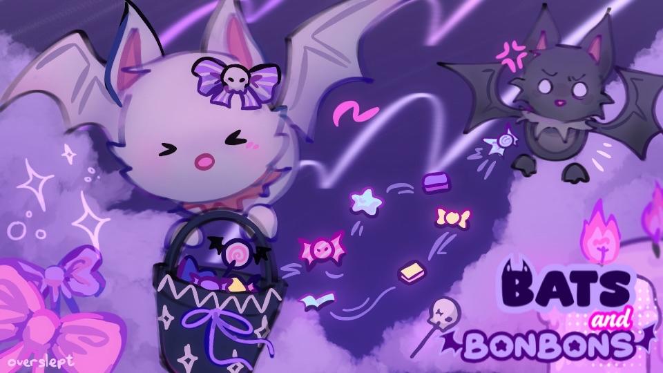 Discovery splash banner for 🦇 Bats & bonbons 🎀 Discord server