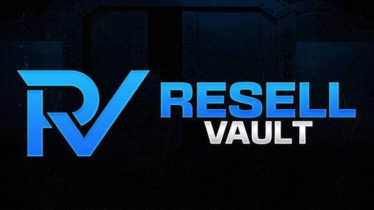 Discovery splash banner for Resell Vault Discord server