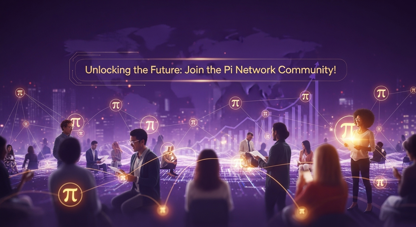 Discovery splash banner for Pi Network Community Discord server