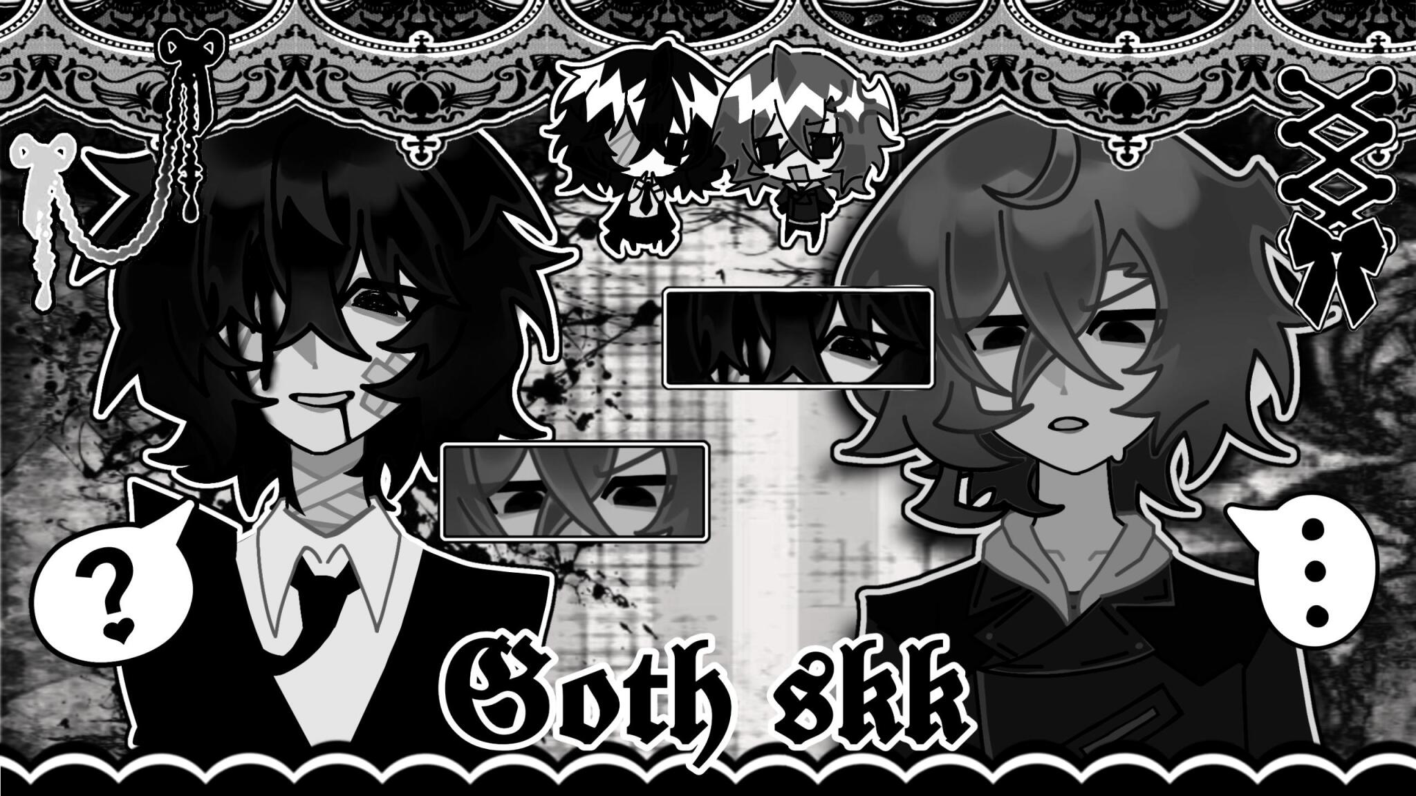 Discovery splash banner for · · ── · 𝒮ᛕᛕ ·𓊆†𓊇· 𝔊𝔬𝔱𝔥 ℭore· ── · · 🦴 𝒥2ℒ = ℬ𝒶𝓃 Discord server
