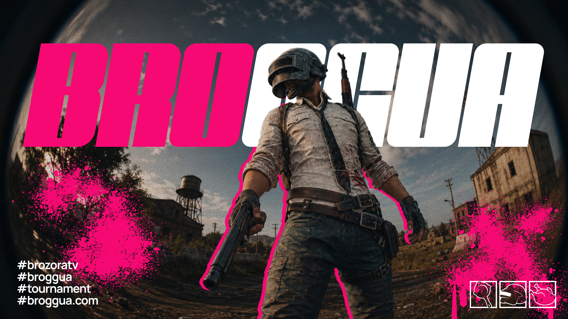 Discovery splash banner for BROGGUA Esports | Ukrainian PUBG & CS2 | Free Tournaments Discord server