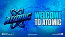 Discovery splash banner for ATOMIC ESPORTS Discord server
