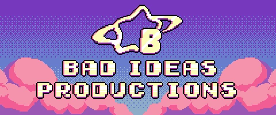Discovery splash banner for Bad Ideas Productions Discord server