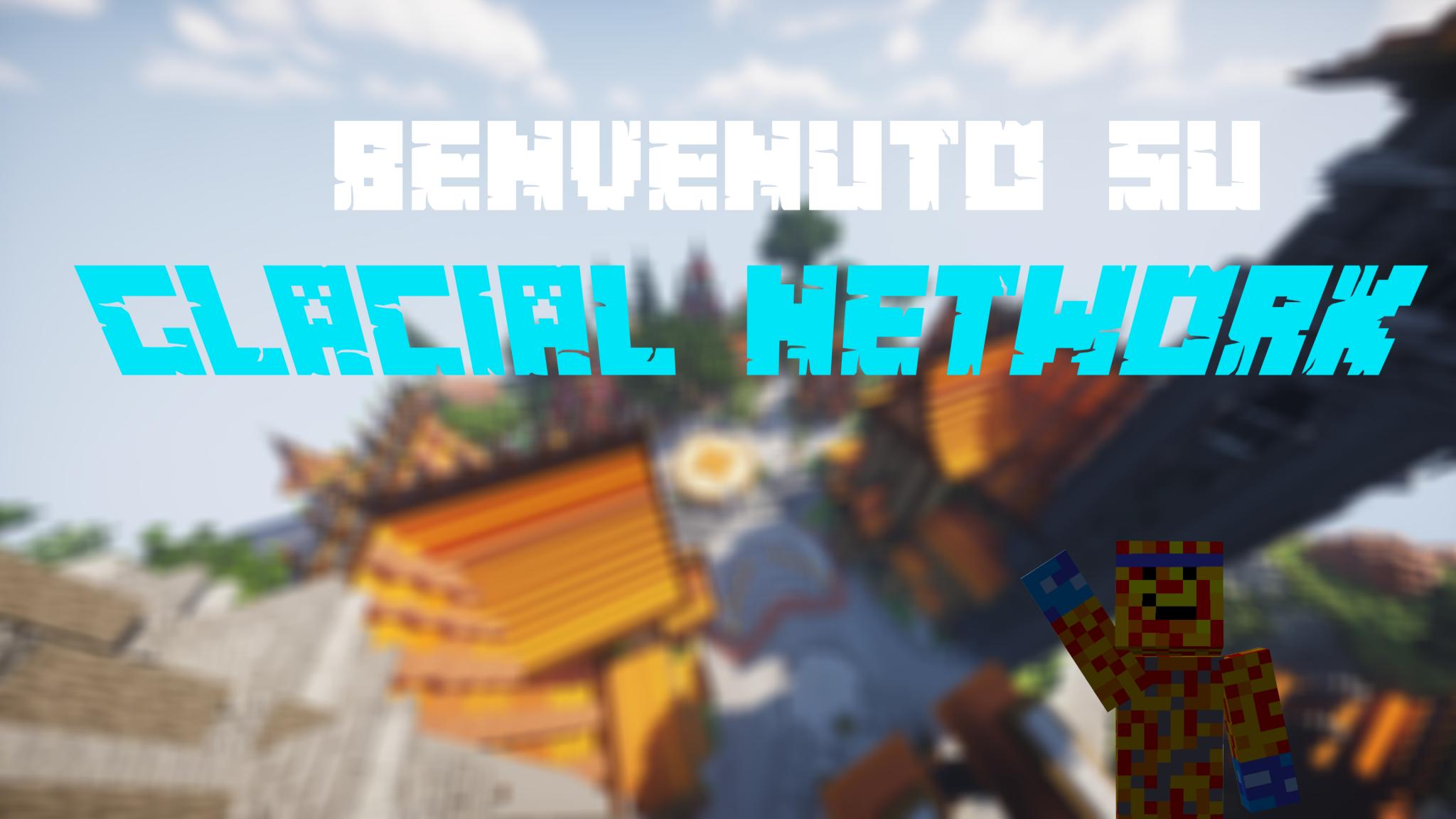 Discovery splash banner for Glacial • Network Discord server