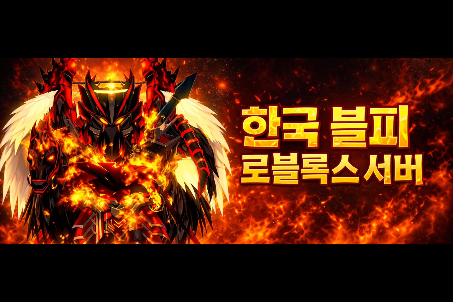 Discovery splash banner for 한국 블피 로블록스 서버🔱 Discord server