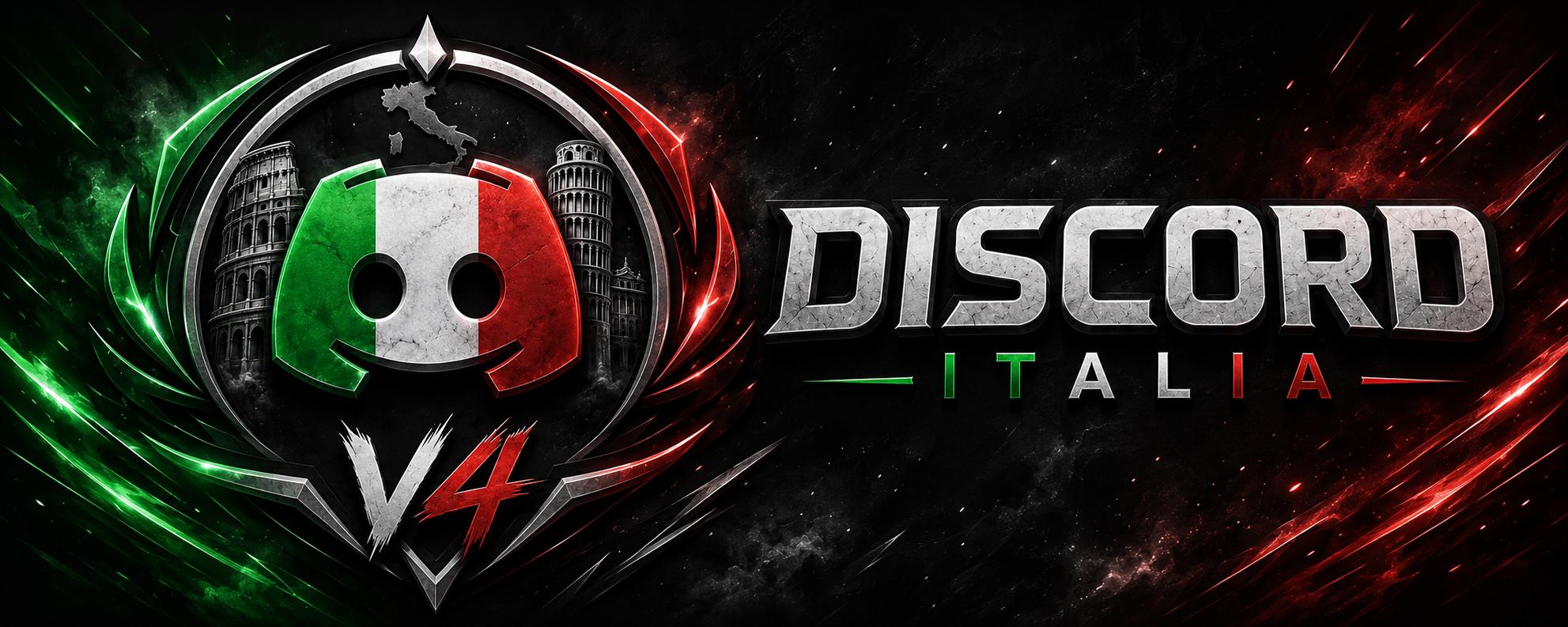 Discovery splash banner for 『🇮🇹』𝖣𝗂𝗌𝖼𝗈𝗋𝖽 𝖨𝗍𝖺𝗅𝗂𝖺 𝖵4 Discord server
