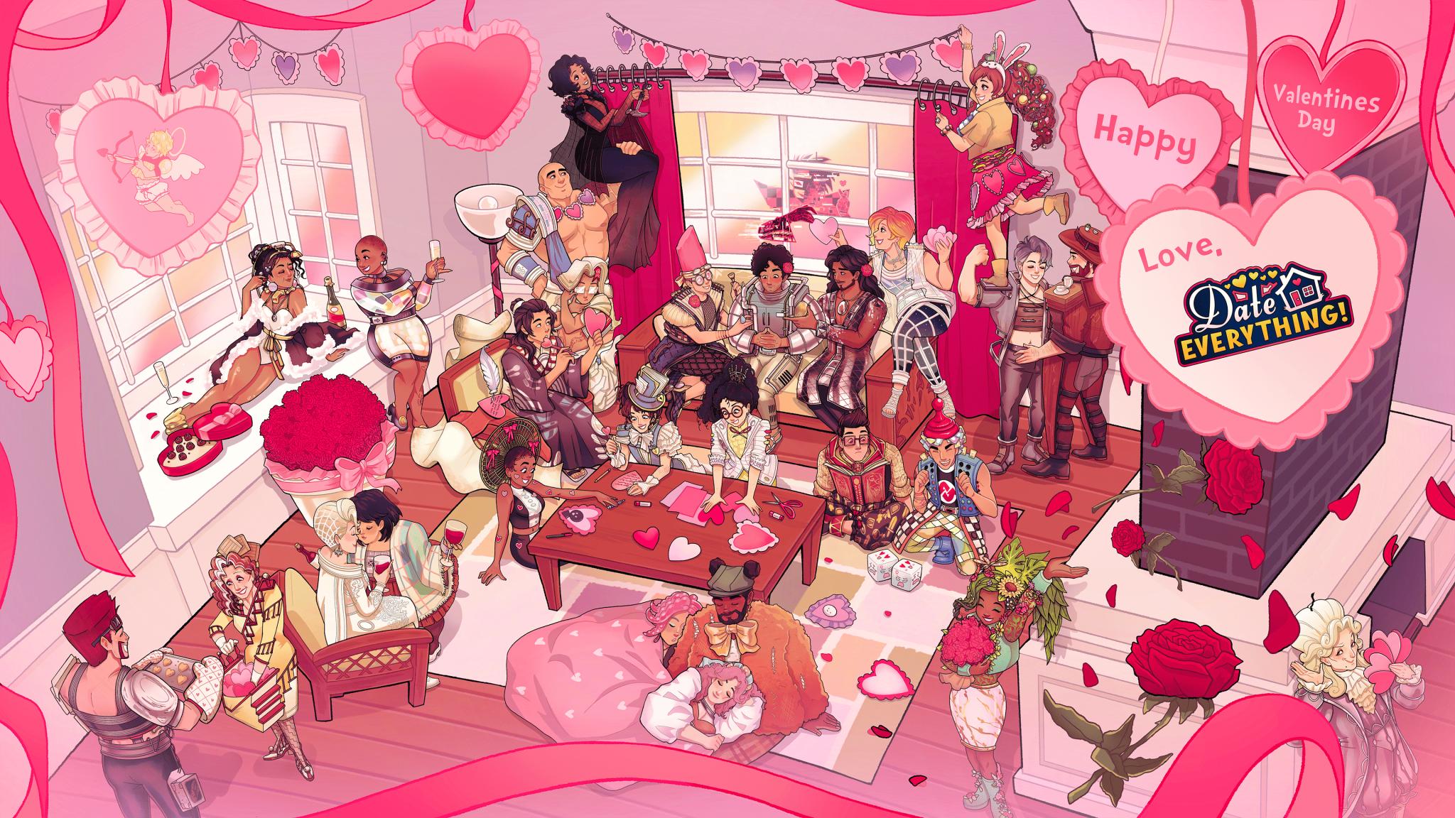 Discovery splash banner for Date Everything! Official Server Discord server