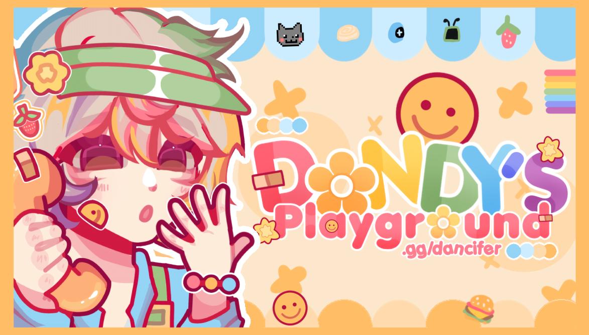 Discovery splash banner for ✿ ﹒ Dandy’s Playground! ﹒ giveaways & decor 🌈 ᵎᵎ REVAMPING Discord server