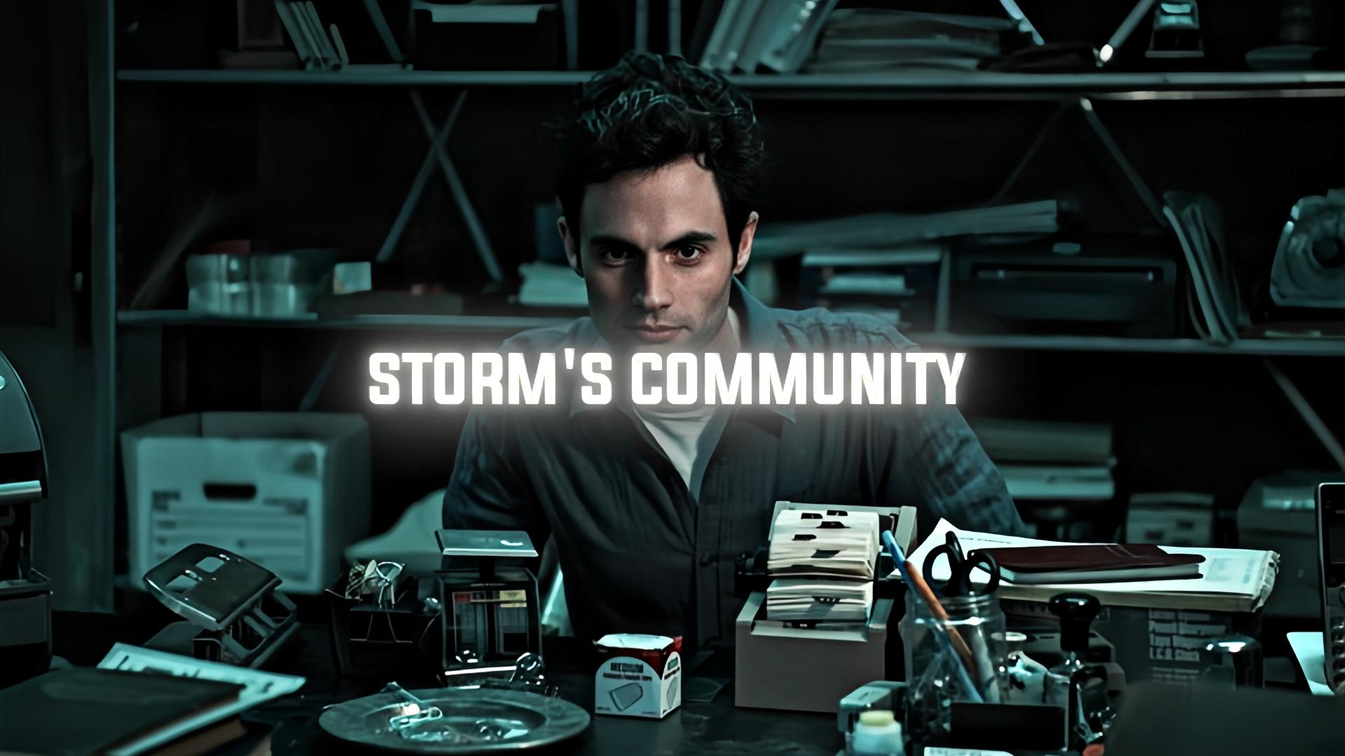 Discovery splash banner for ๐๐ญ๐จ๐ซ๐ฆ'๐ฌ ๐๐จ๐ฆ๐ฆ๐ฎ๐ง๐ข๐ญ๐ฒ Discord server