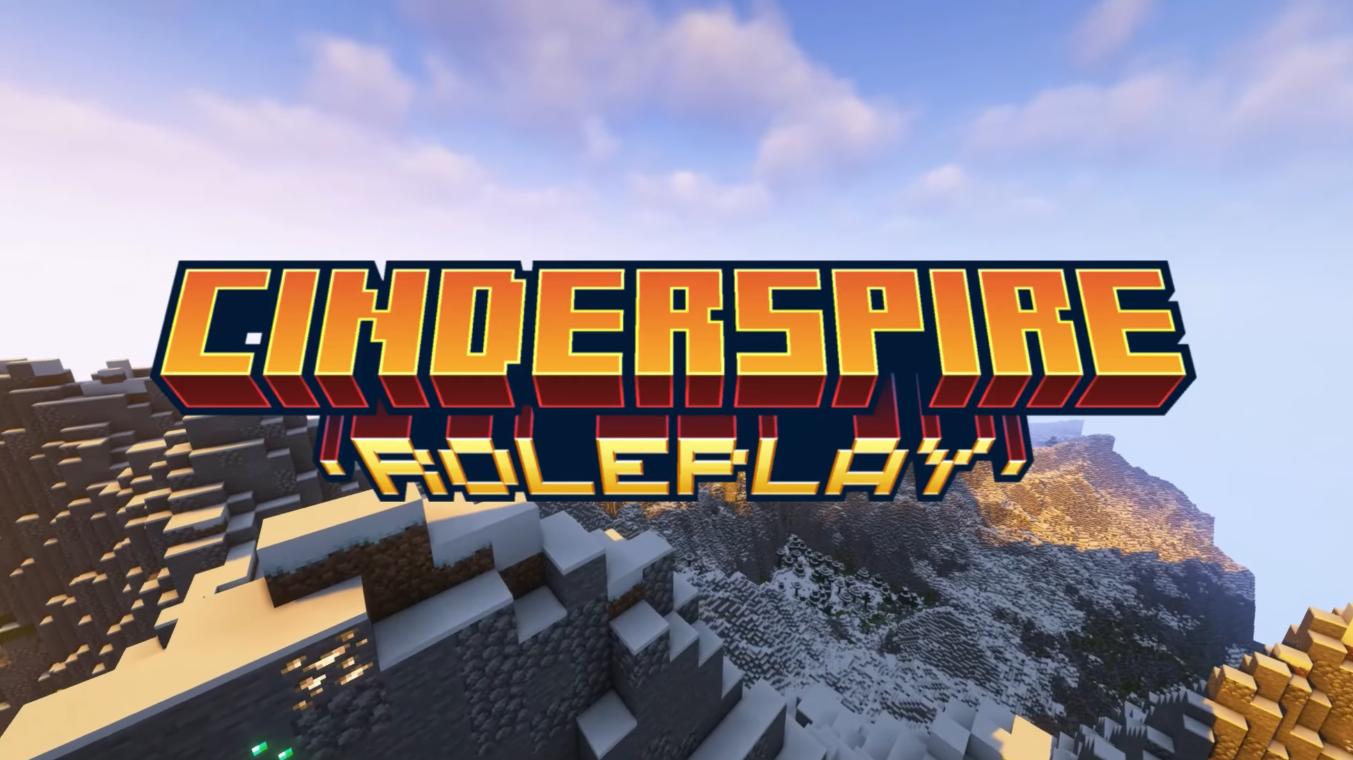 Discovery splash banner for Cinderspire RP Discord server