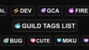 Discovery splash banner for Guild Tags | 100+ Free Guilds List Discord server