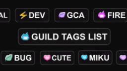 Discovery splash banner for Guild Tags | 30k+ Tags Discord server