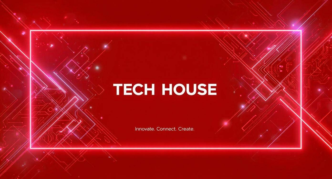Discovery splash banner for Tech House📱 Discord server