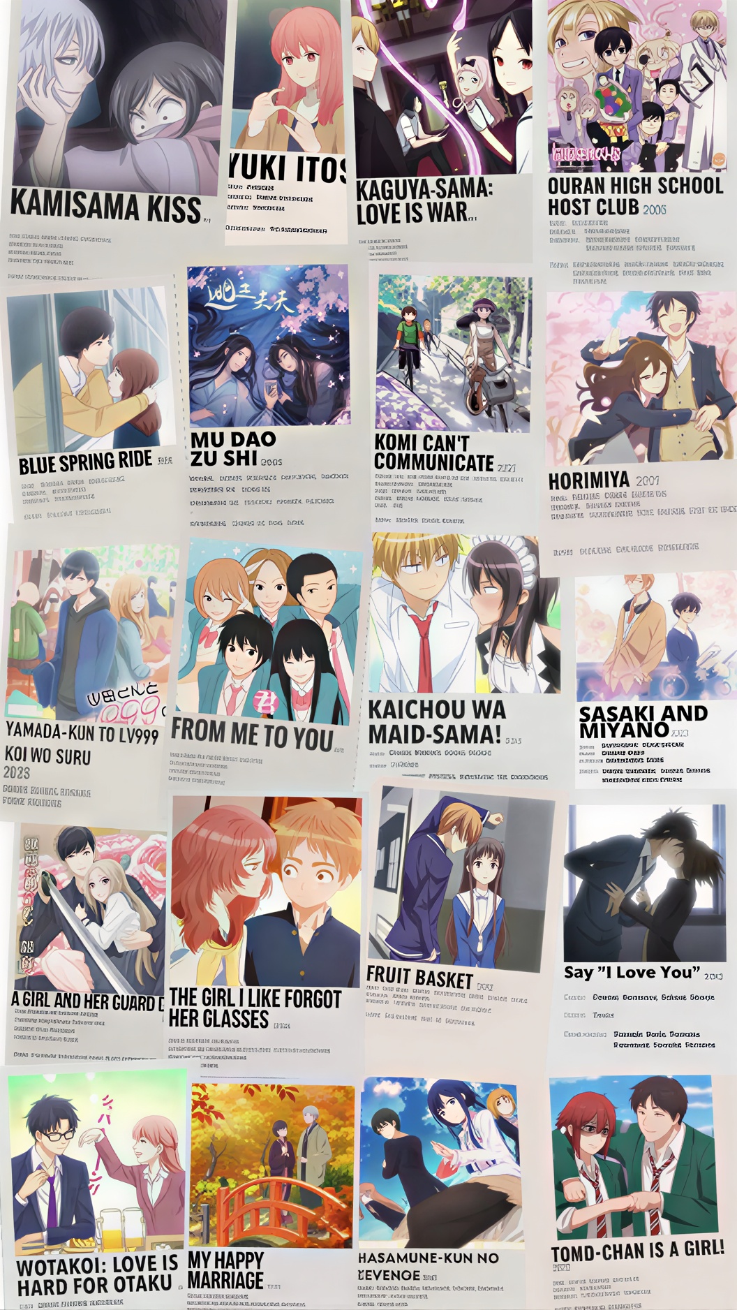 Discovery splash banner for Romance Anime Hub Discord server