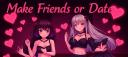 Discovery splash banner for Make Friends Or Date ♡ E-girls ♡ Social & Fun ♡ Emojis ♡ VC Call ♡ Voice Chat ♡ Music ♡ Hindi Discord server