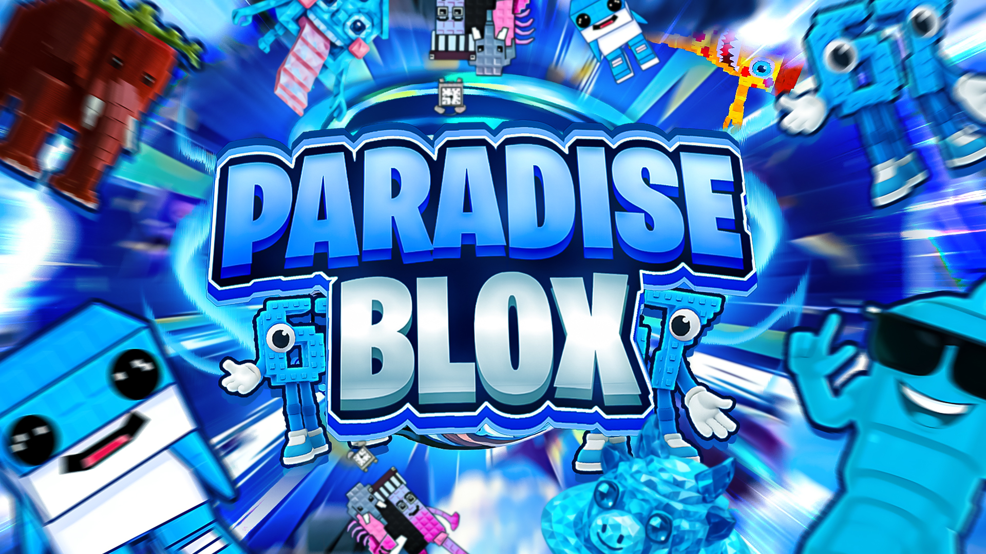Discovery splash banner for Paradise Blox | #1 Roblox Shop for Steal a Brainrot & Escape Tsunami For Brainrot Discord server