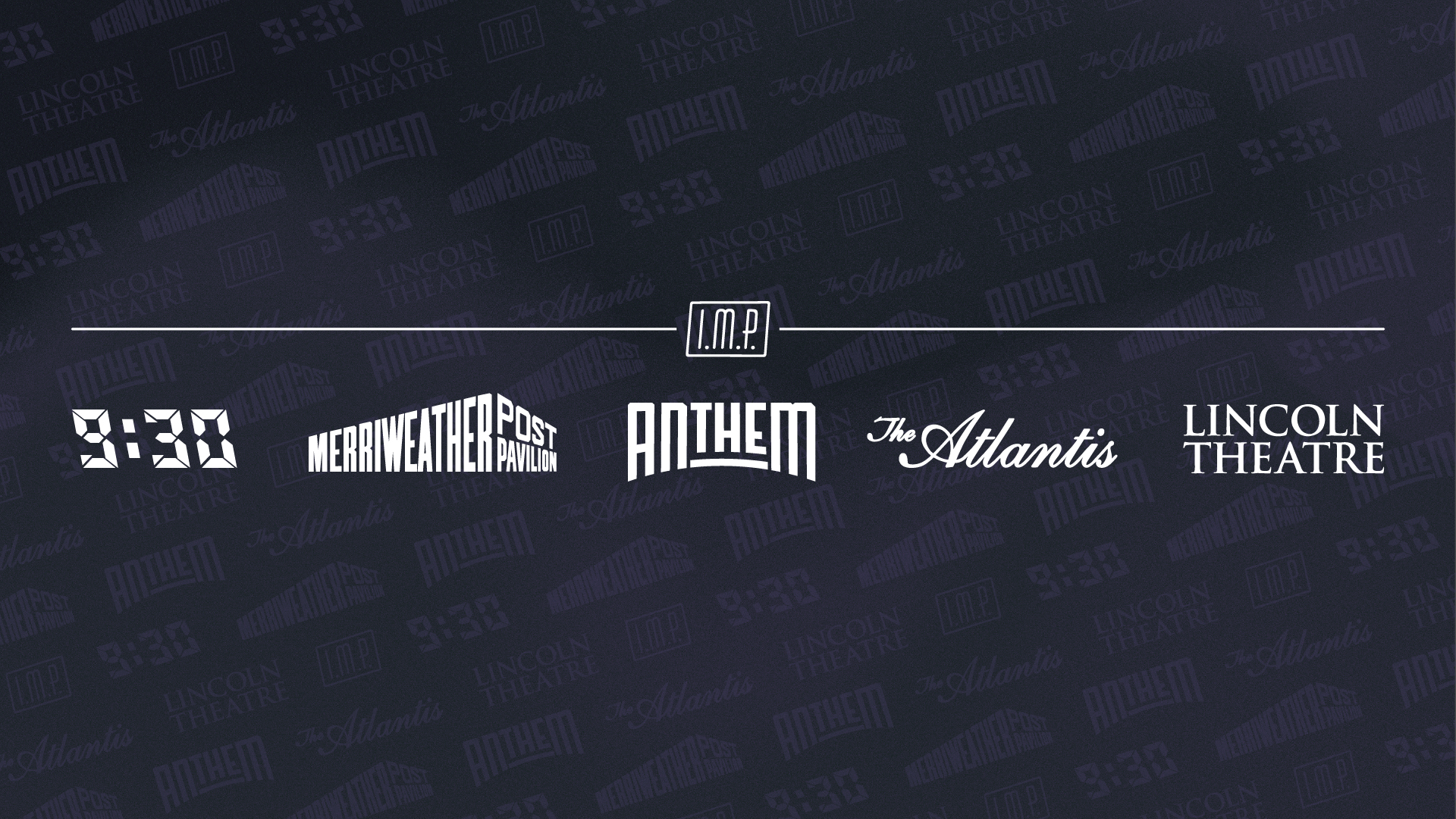 Discovery splash banner for I.M.P. Concerts Discord server