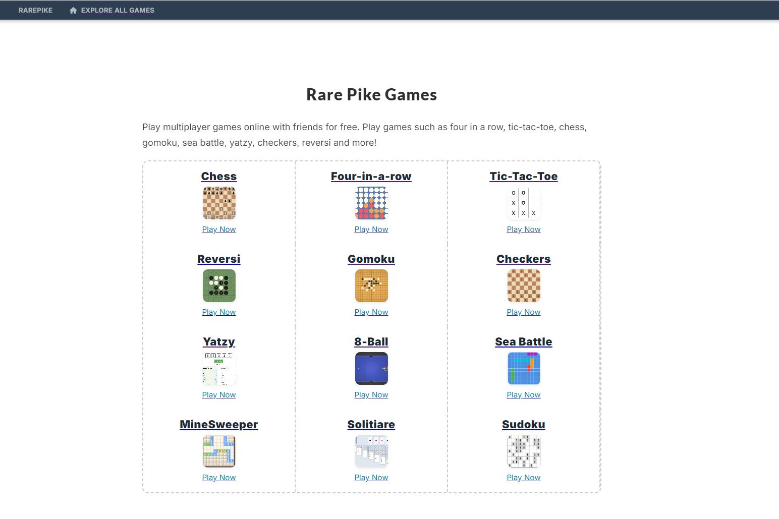 Discovery splash banner for Rarepike Discord server