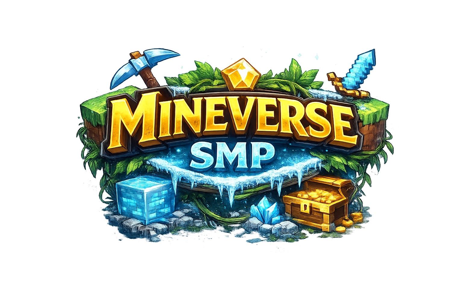 Discovery splash banner for MineVerse Network Discord server
