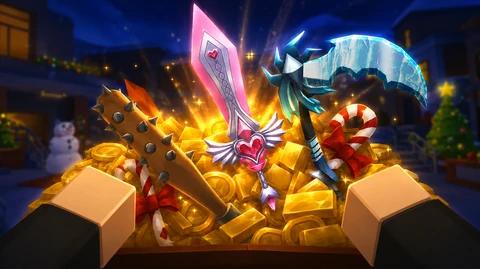 Discovery splash banner for GAG 2, SAB & MM2 Trading Server Discord server