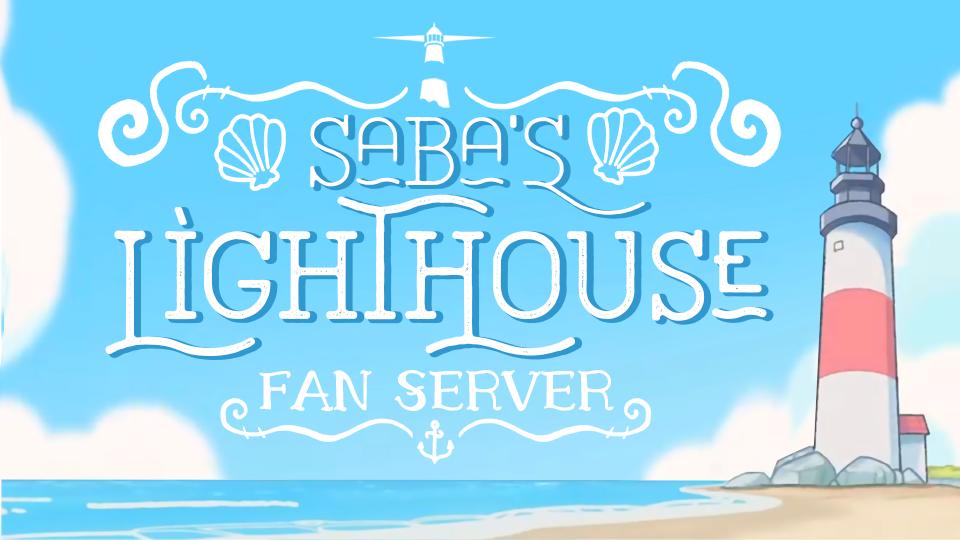Discovery splash banner for Saba's Jolly Lighthouse Discord server