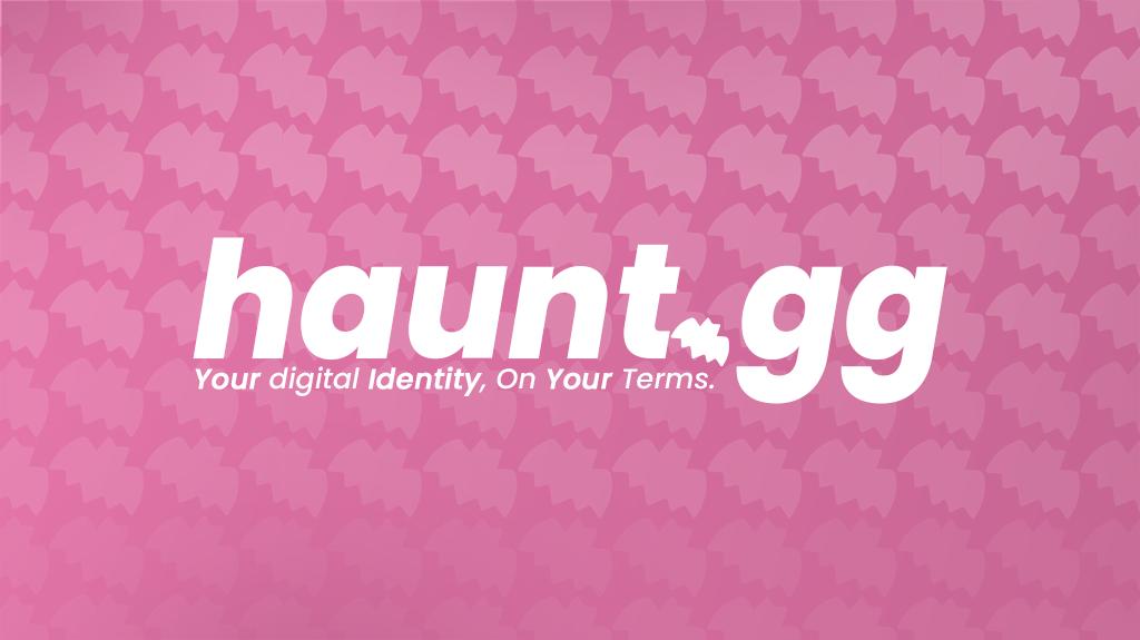 Discovery splash banner for haunt.gg Discord server