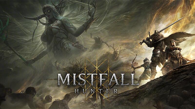 Discovery splash banner for Mistfall Hunter | RU Discord server