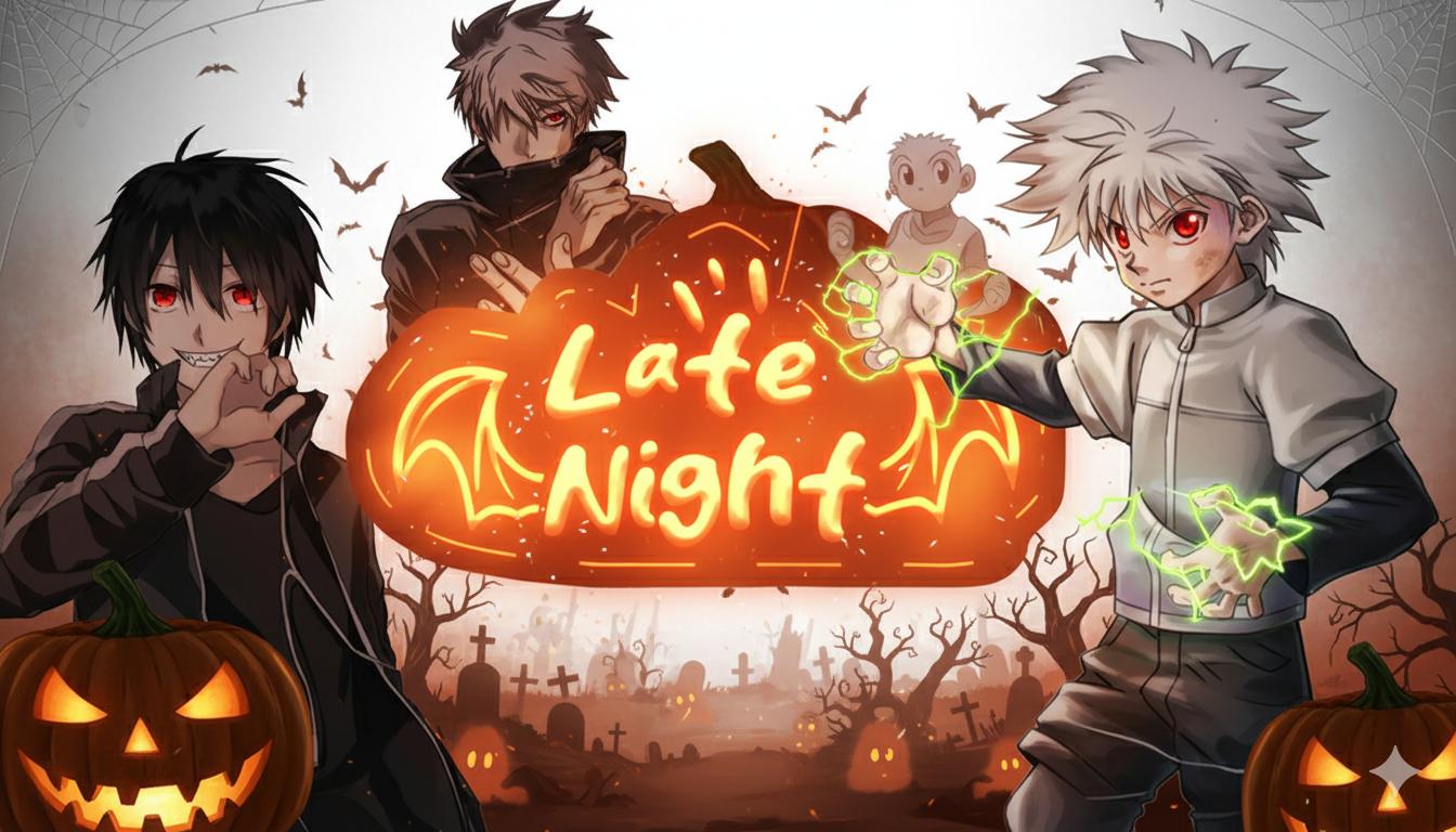 Discovery splash banner for Late Night community Discord server