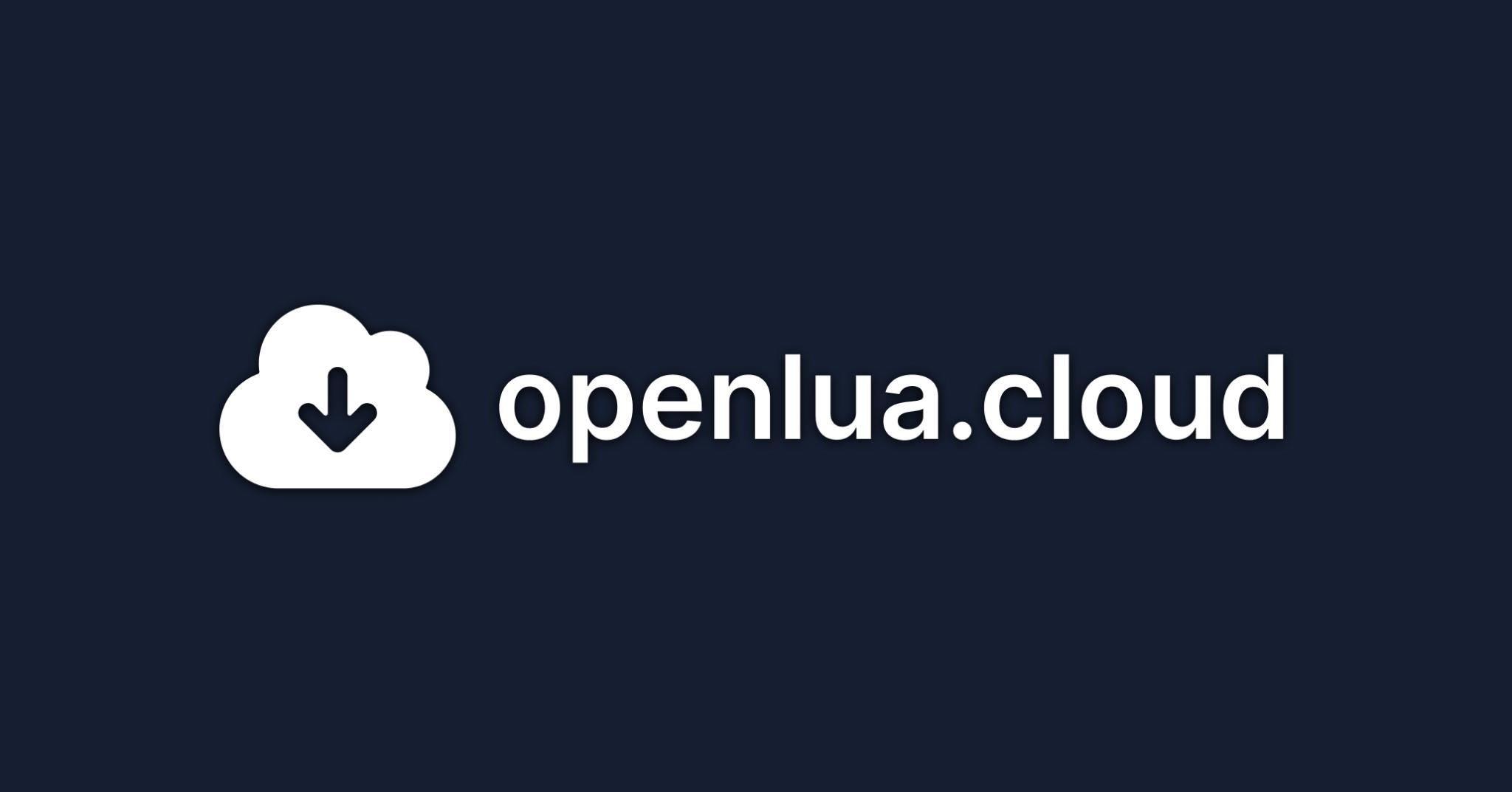 Discovery splash banner for openlua.cloud Discord server