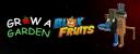 Discovery splash banner for Grow a Garden, Steal a Brainrot, Blox Fruit {FR} Discord server