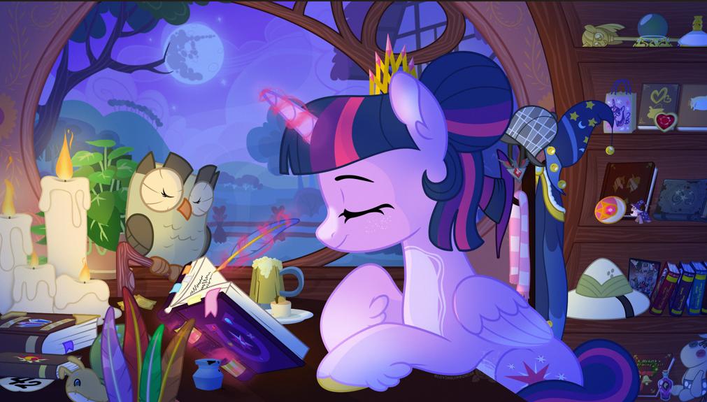 Discovery splash banner for Friendship Academy - MLP Discord server