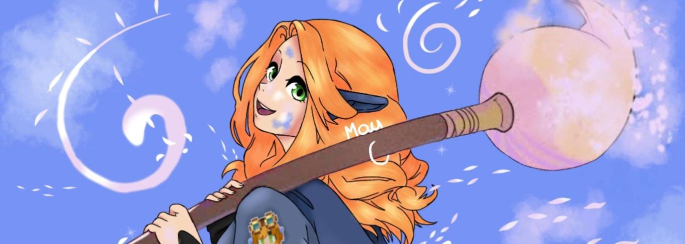 Discovery splash banner for Luna Central -- Art Server Discord server