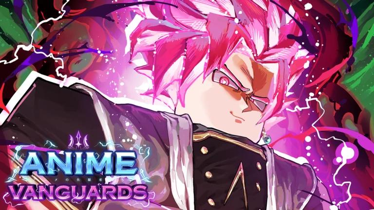 Discovery splash banner for Anime Vanguards Trading Discord server