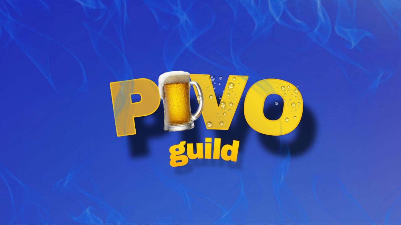 Discovery splash banner for Pivo Guild Discord server