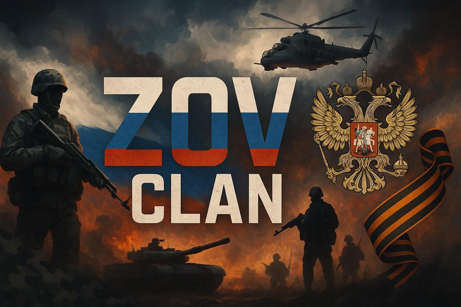 Discovery splash banner for ZOV Clan Discord server