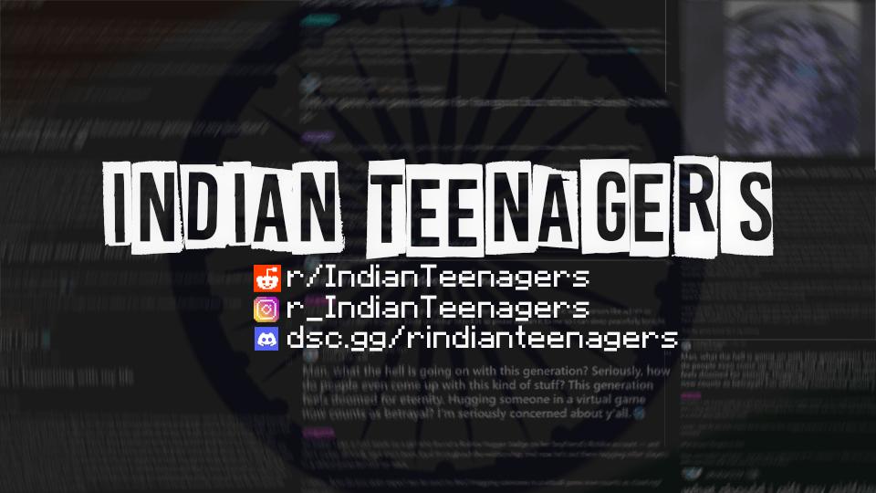 Discovery splash banner for r/IndianTeenagers Discord server
