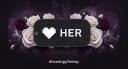 Discovery splash banner for HER Guild Discord server