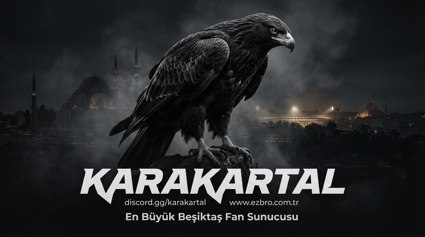 Discovery splash banner for Beşiktaş JK #Kara Kartal Discord server