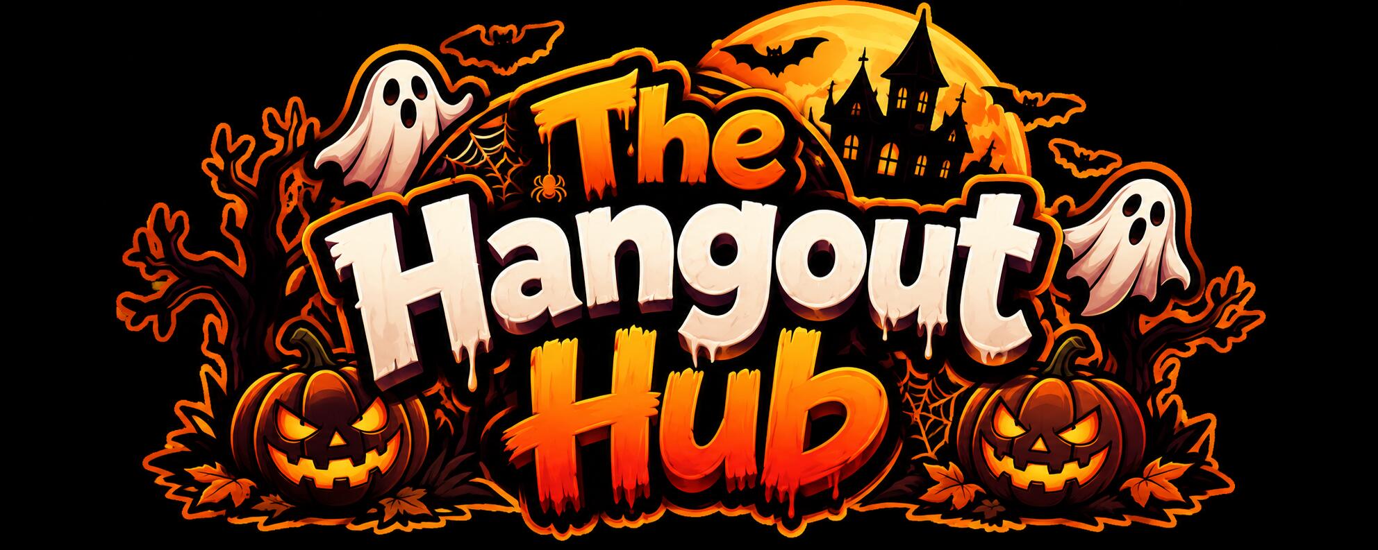 Discovery splash banner for The Hangout Hub Discord server