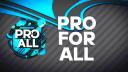 Discovery splash banner for Pro For All | VR Esports Discord server