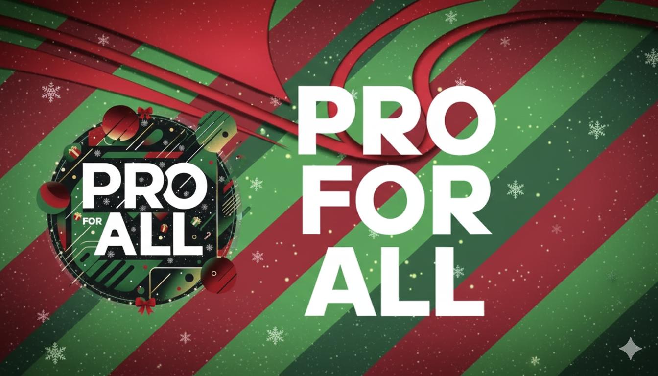 Discovery splash banner for Pro For All Discord server