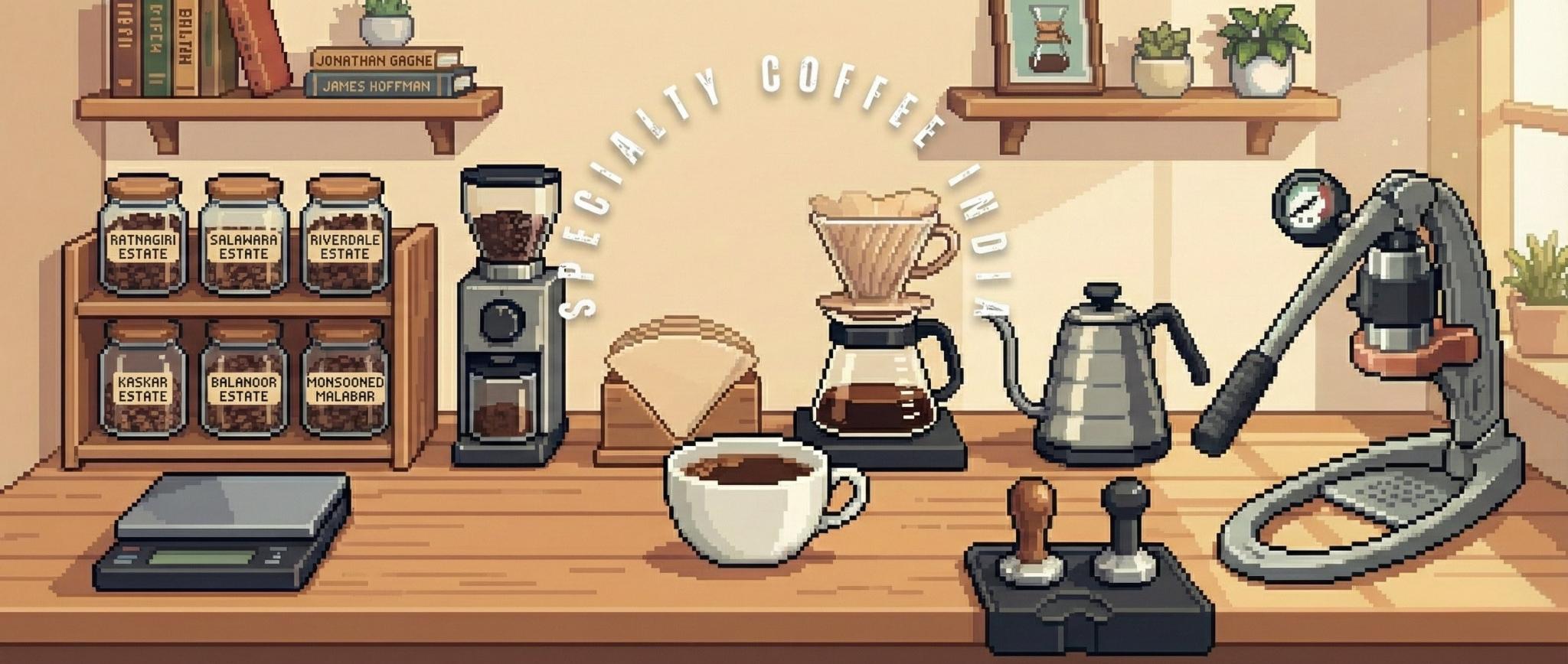 Discovery splash banner for Specialty Coffee India Discord server